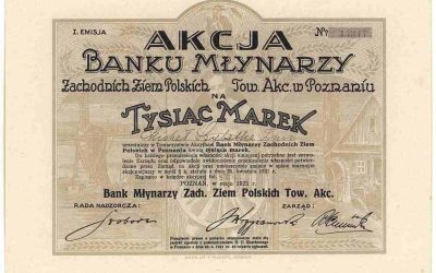 Meandry finansów niepodległej – Bank Młynarzy Zachodnich Ziem Polskich, Towarzystwo Akcyjne w Poznaniu